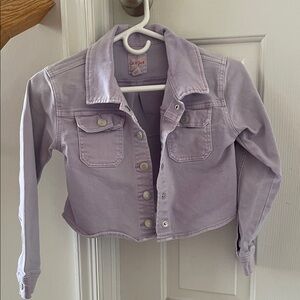 Cat & Jack Light Purple Kids Jean Jacket